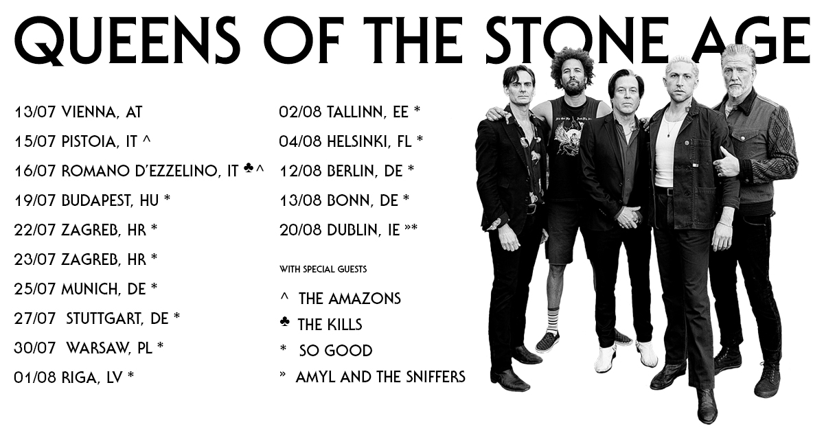 Queens of the Stone Age The End Is Nero Tour Poster 2025